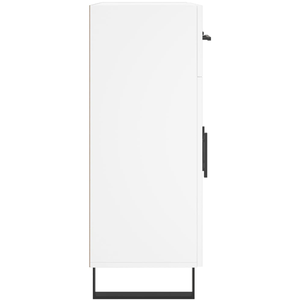 vidaXL 2 Door 2 Drawer White Sideboard Image 7