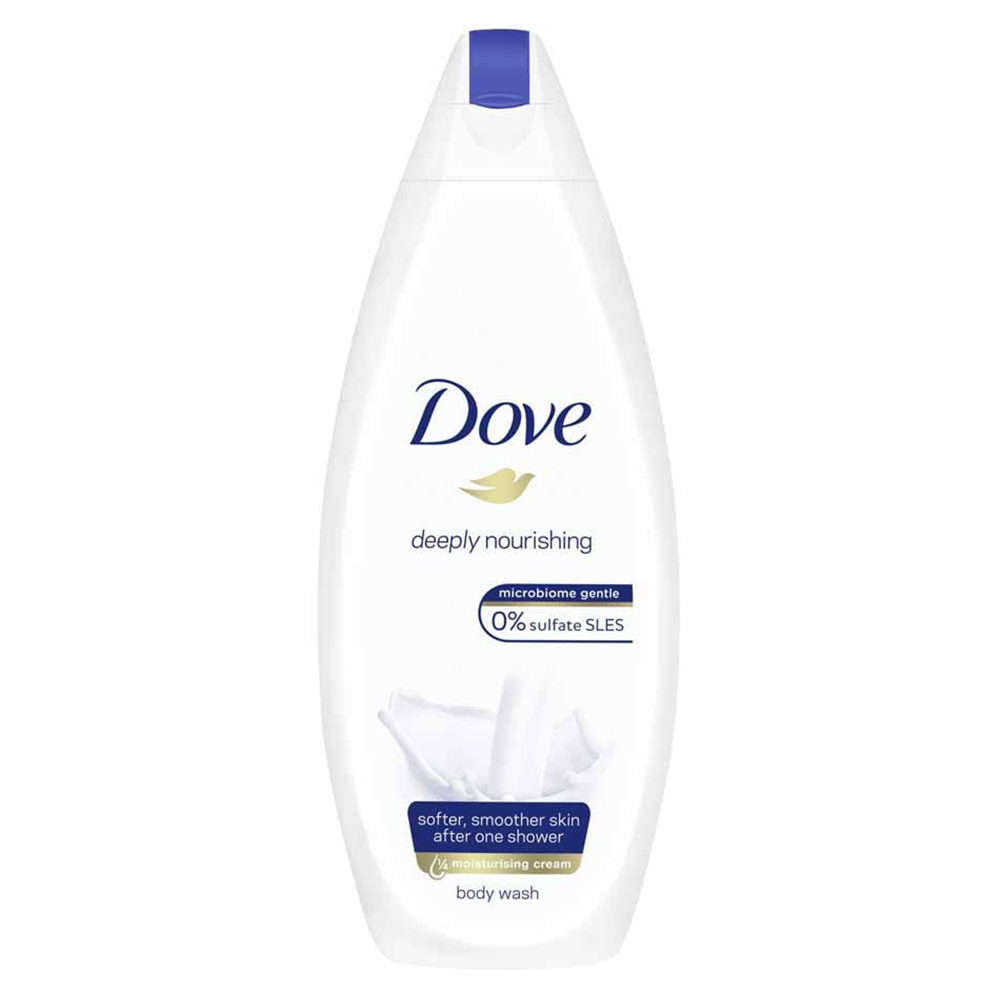 Dove Deeply Nourishing Body Wash 225ml Image 1