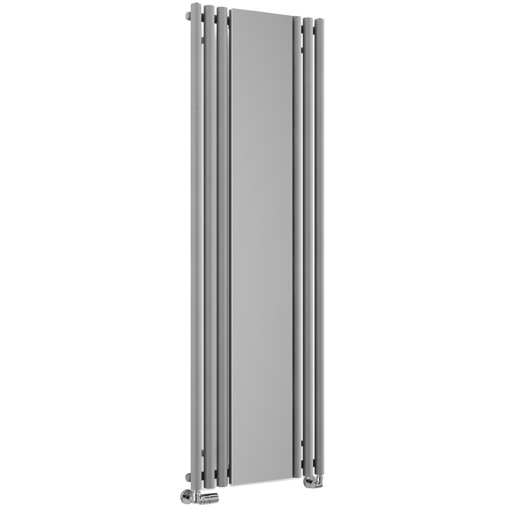 Terma Rolo Mirror 2854 BTU Salt n Pepper Radiator 1800 x 590mm Image 1