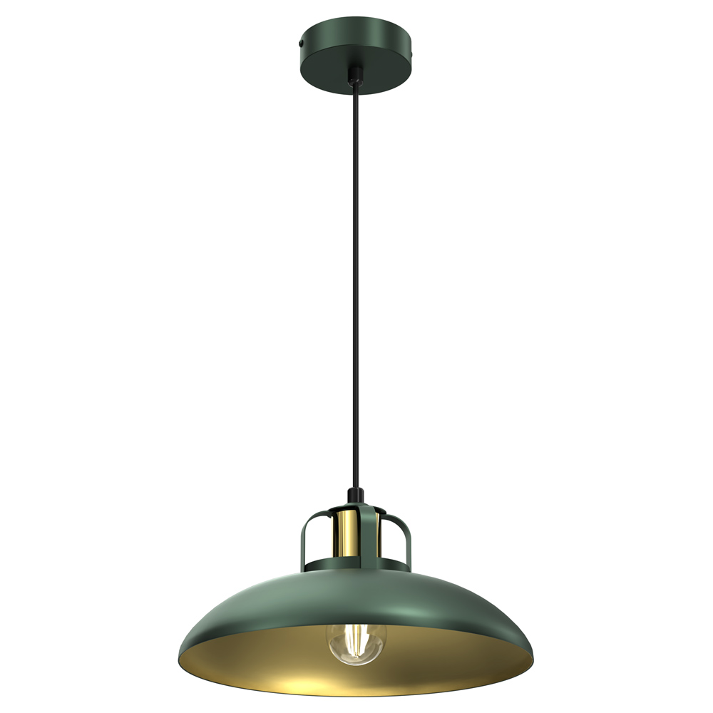 Milagro Felix Green Pendant Lamp 230V Image 1