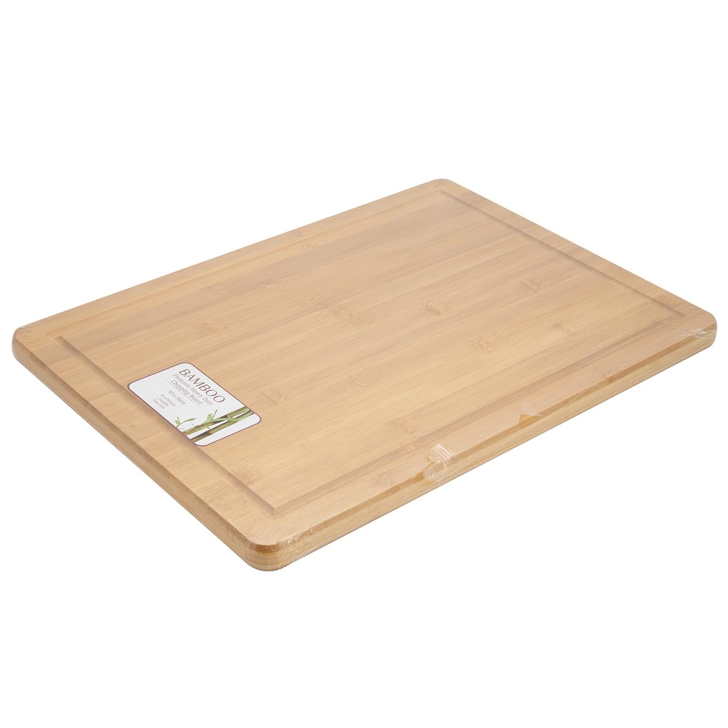 Premium Bamboo Chopping Board - Natural / Large Image 1