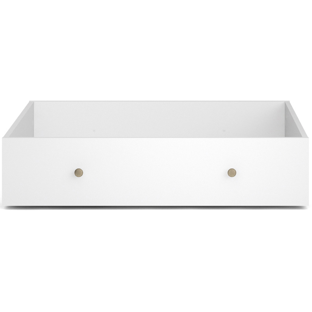 Florence Paris White Underbed Storage Drawer for Single Bed Image 5