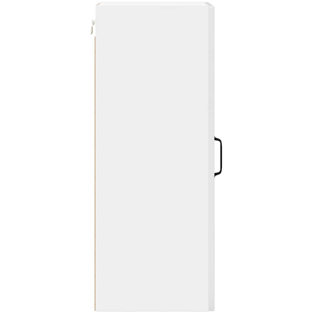 vidaXL Kalmar Single Door High Gloss White Wall Kitchen Cabinet Image 7