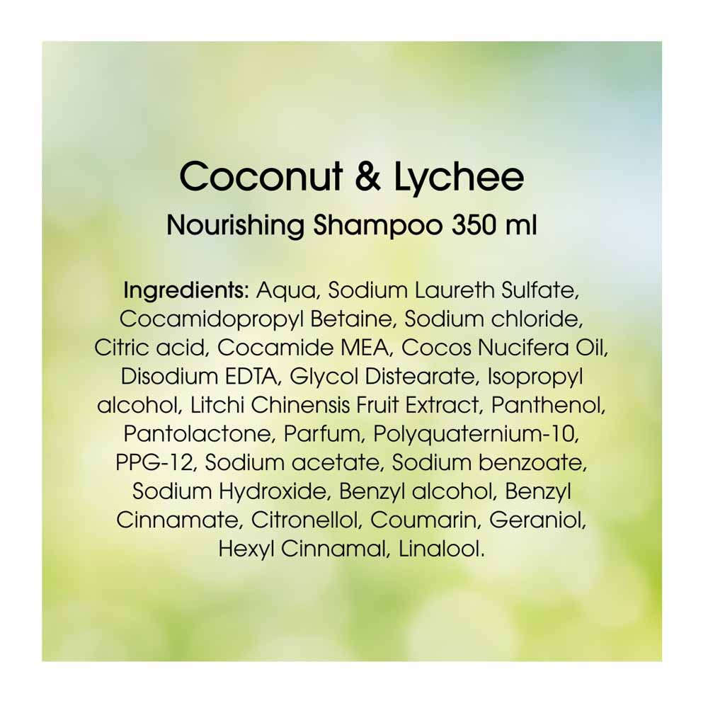 Alberto Balsam Coconut and Lychee Shampoo 350ml Image 4