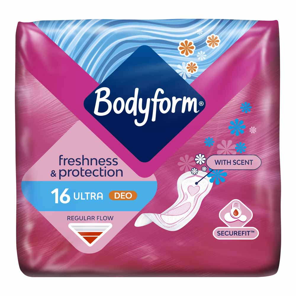 Bodyform Ultra Normal Sanitary Towels 16 pack Image 2