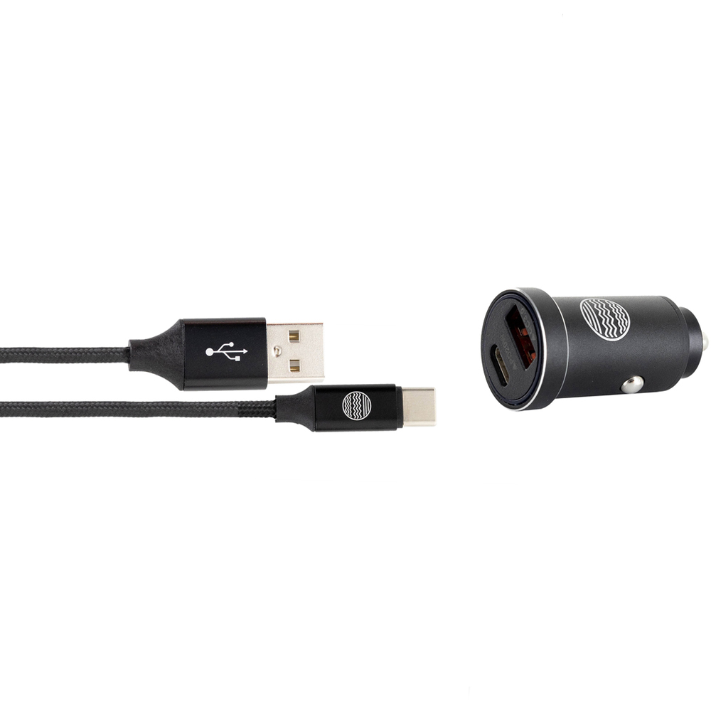 Our Pure Planet Dual USB-A + USB-C Car Charger 36W Image 1