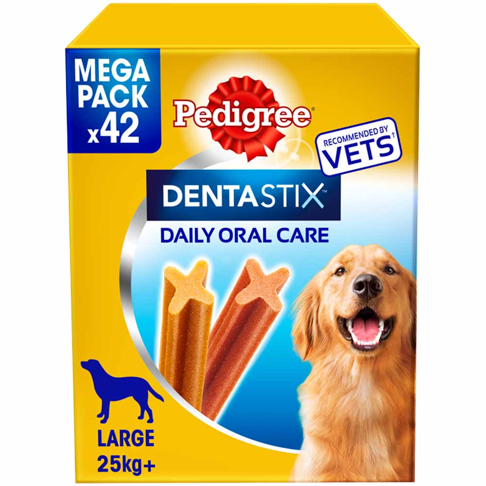 Pedigree Dentastix Daily Adult Large Dog Treats 42 Pack 1.62kg Image 1