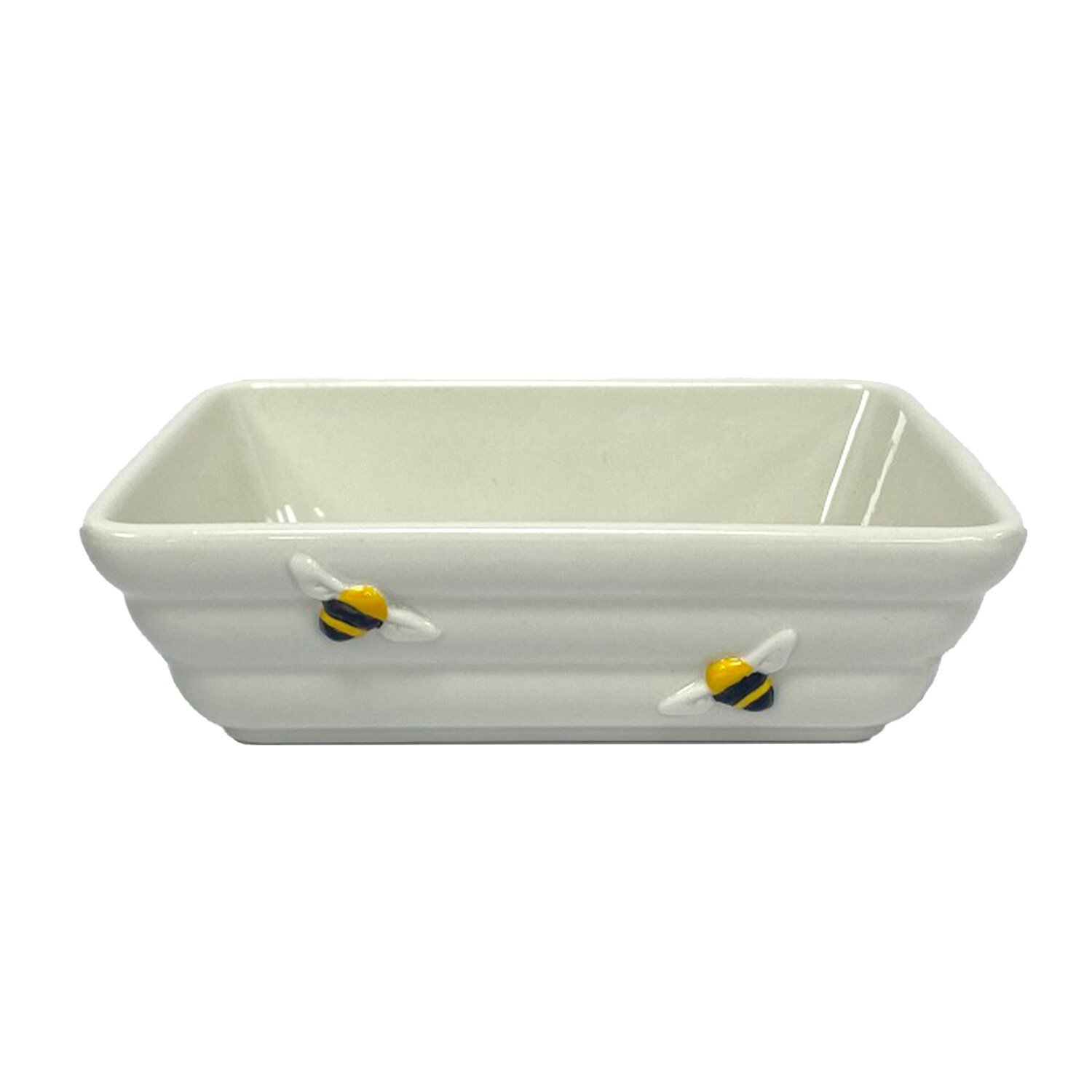 Honey Bee Oven to Table Roaster - White / Small Image