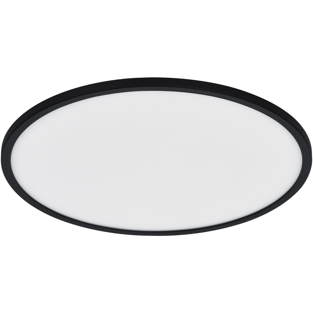 Nordlux Oja 29 Outdoor Round Black LED Ceiling Light Image 1