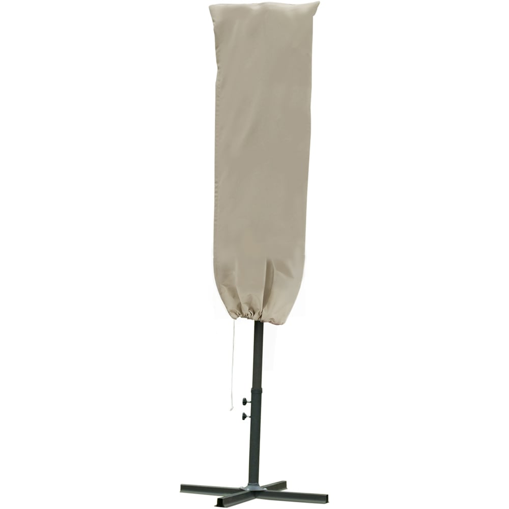 Outsunny Garden Parasol Cover with Rod and Zipper Image 1