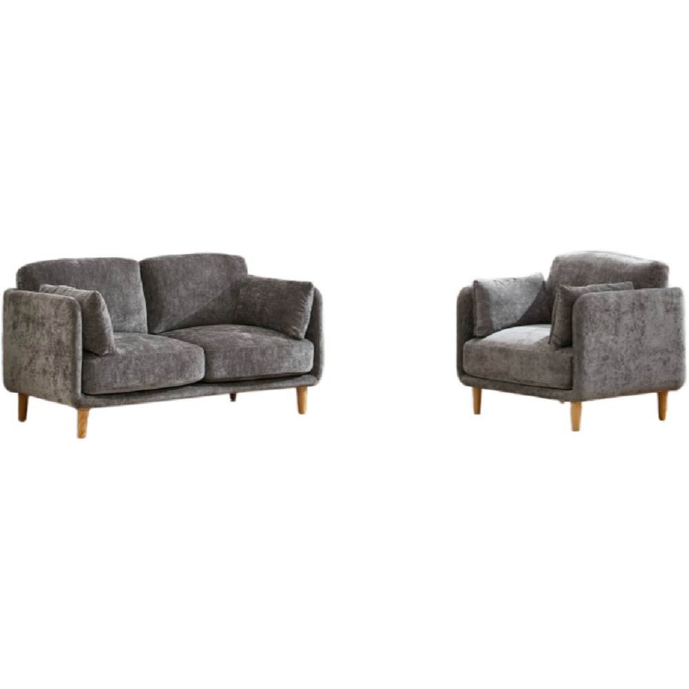 Furniture One 3 Seater Luxury Mid Century Sofa Set Image 2