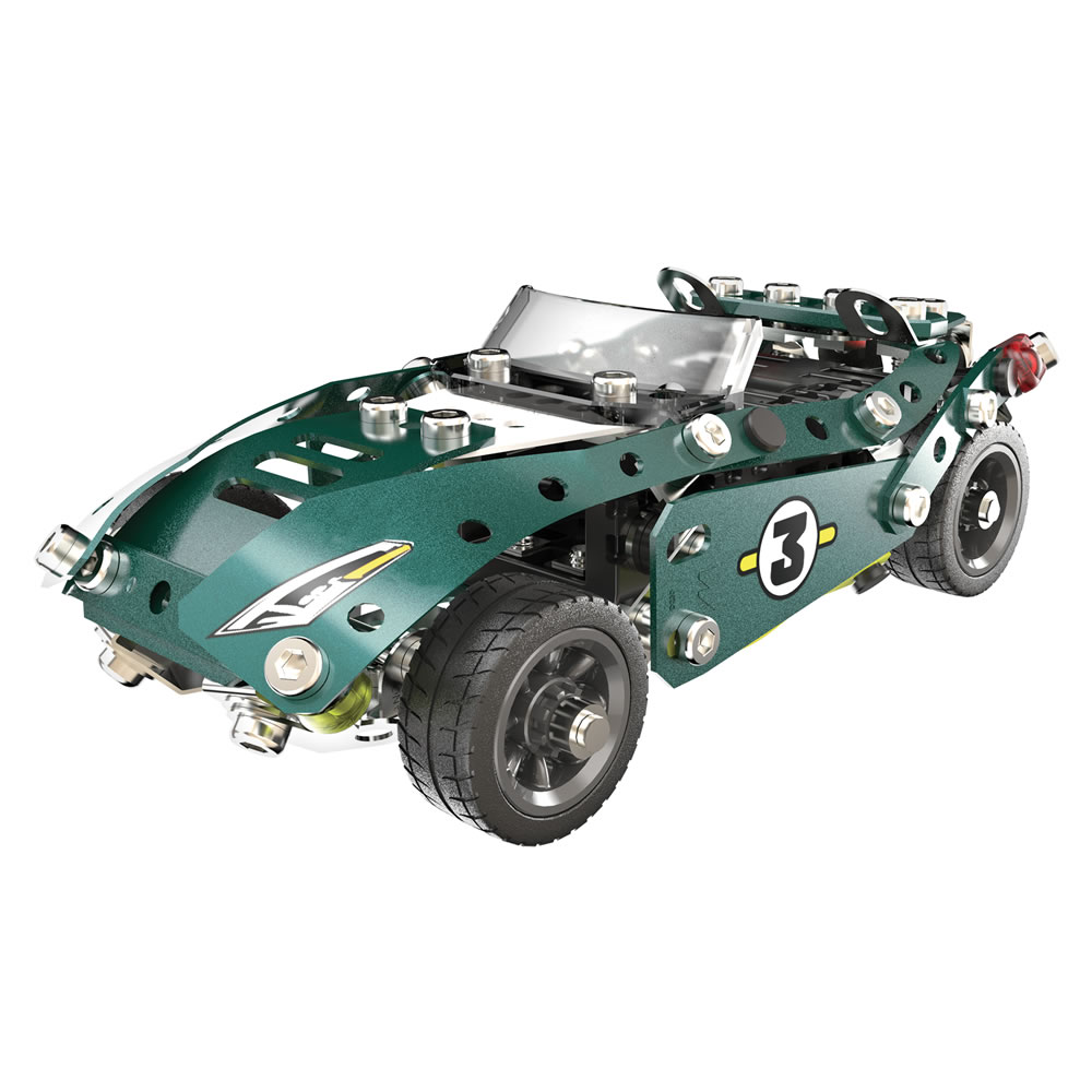Meccano 5 Model Set Roadster With Motor Image 2