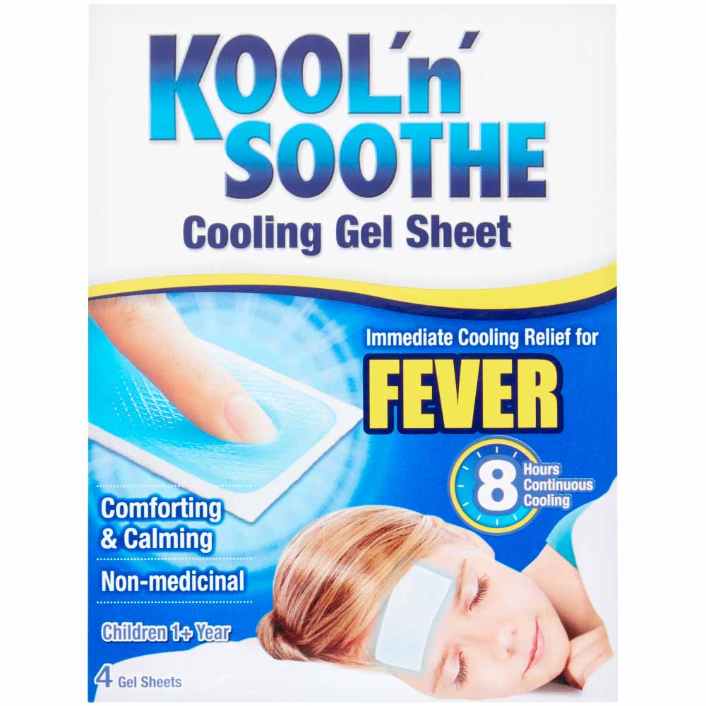 Kool n Soothe Fever Soft Gel Sheets for Children 4 pack Image