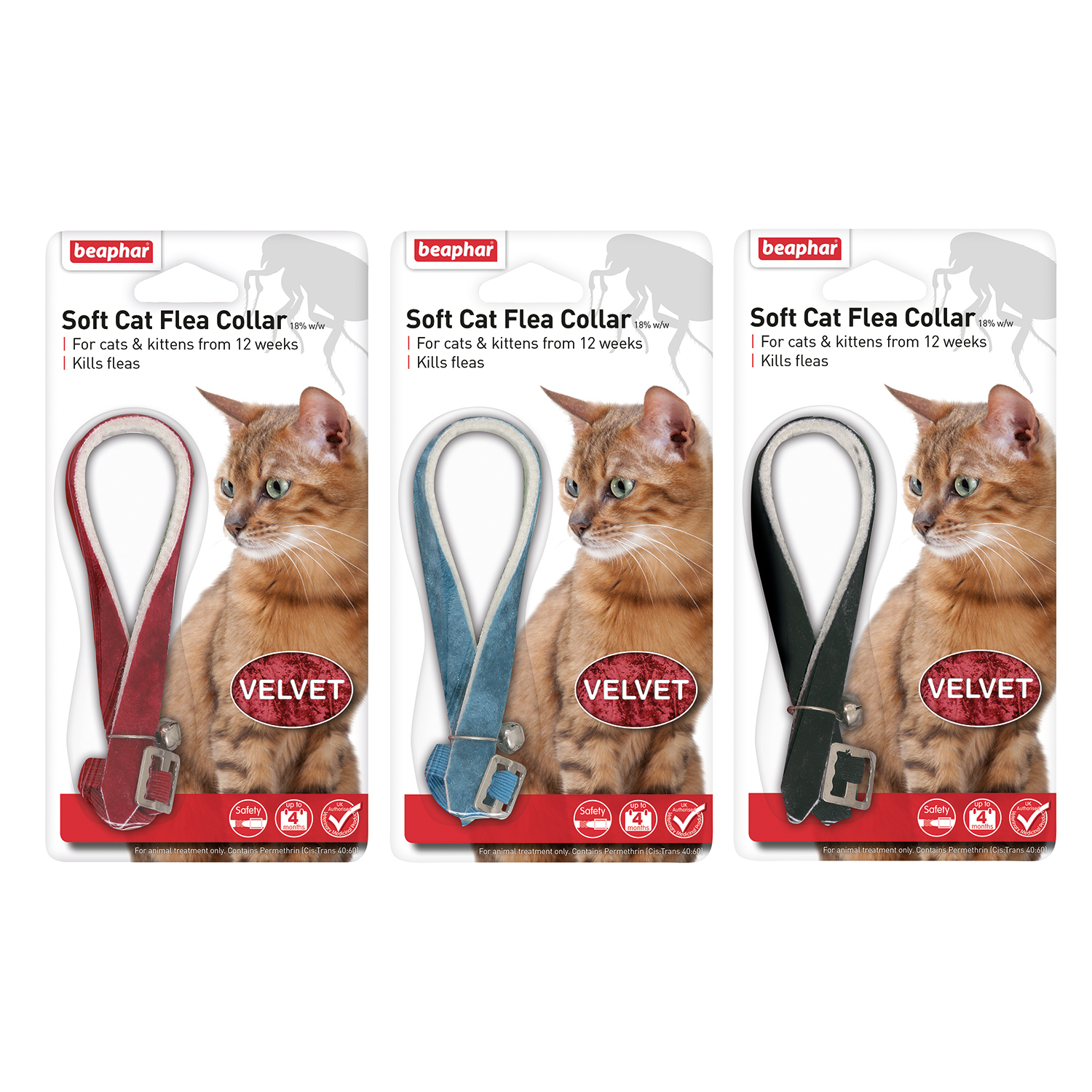 Beaphar Cat Flea Collar - Velour Image