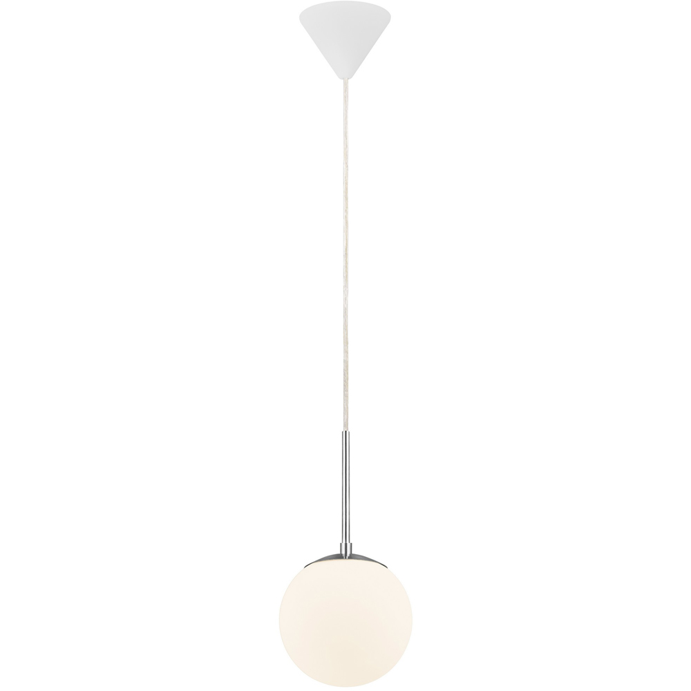 Nordlux Cafe 15 Opal White Pendant Light Image 1