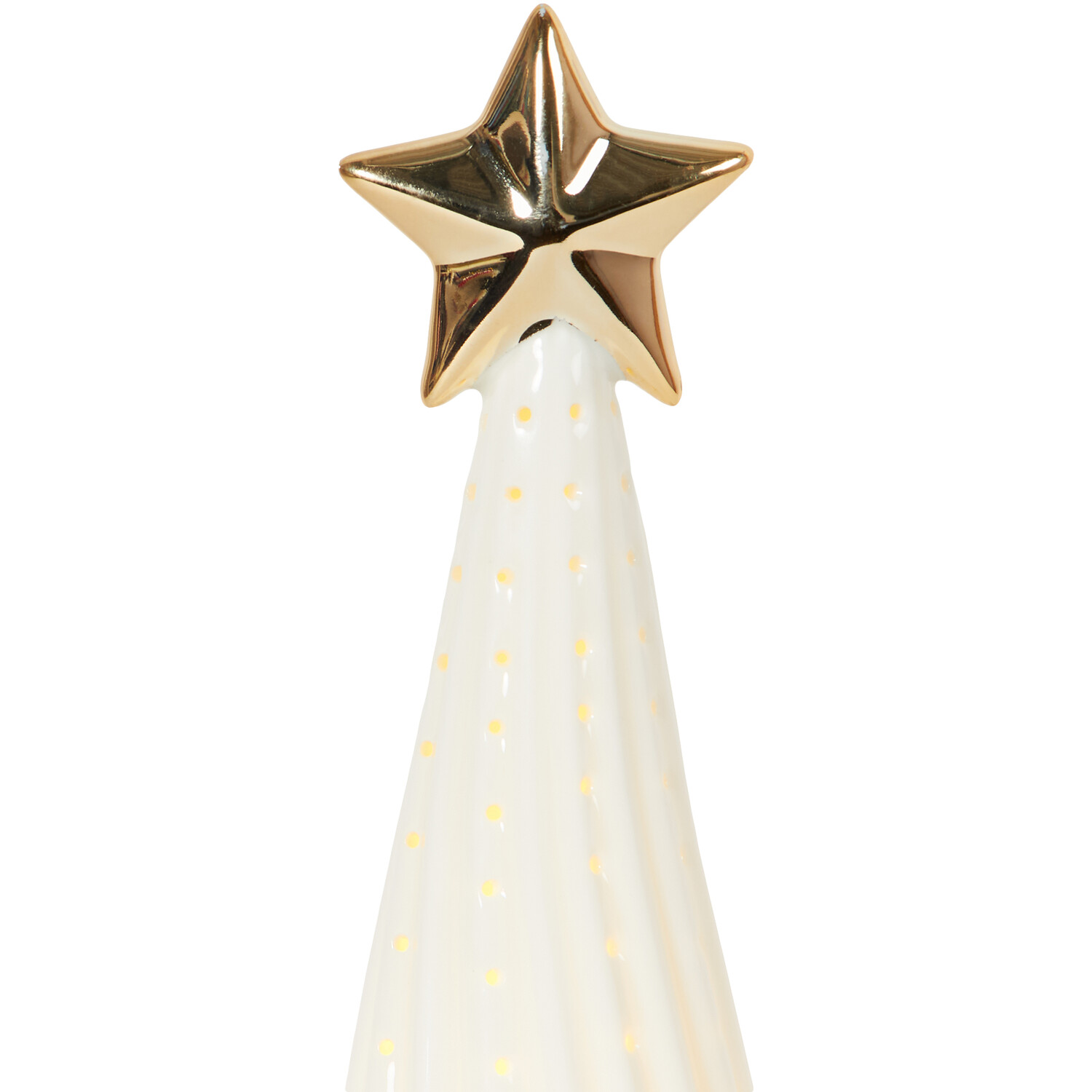 White and Gold LED Tree - White Image 4