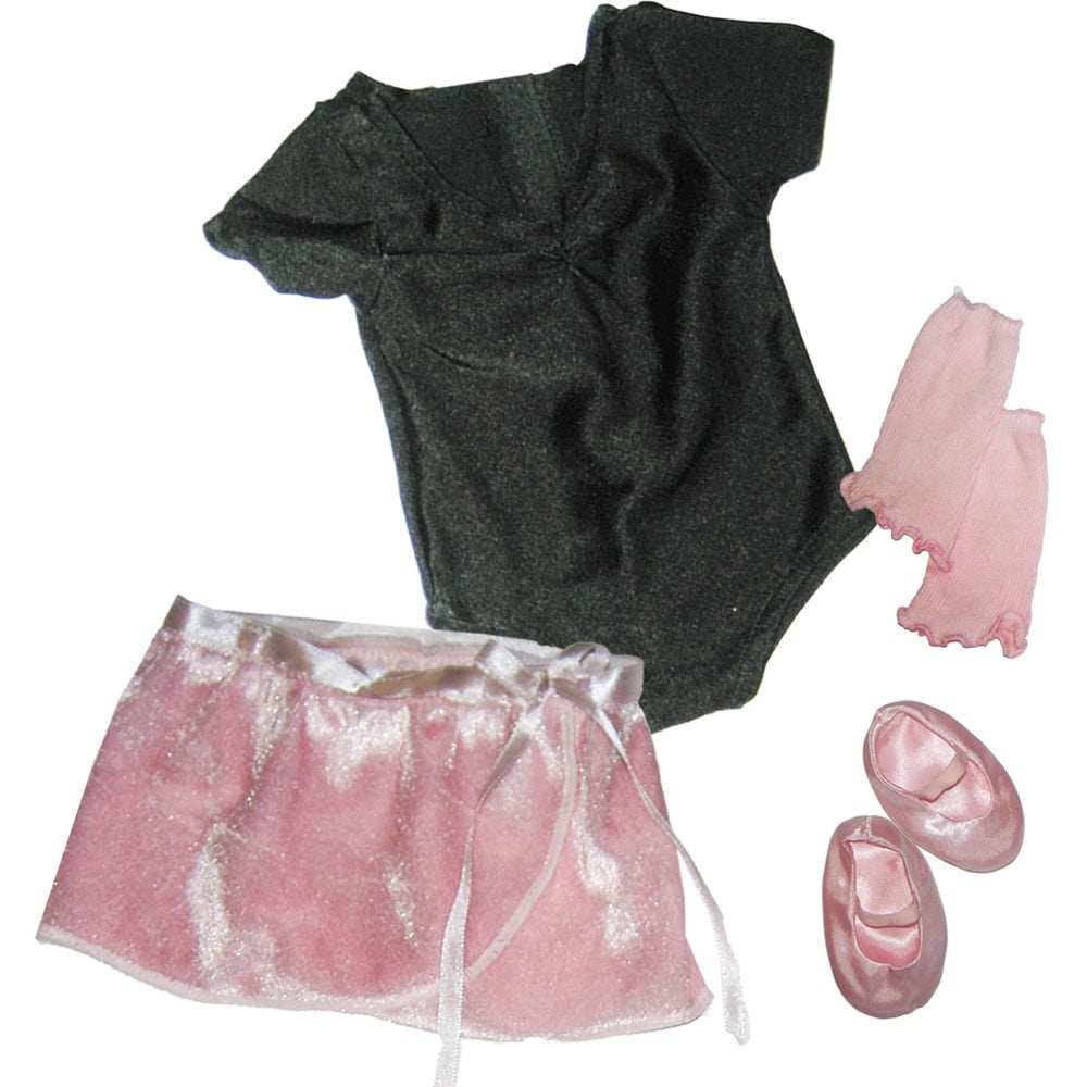 Teamson Kids Ballet Leotard and Sweater Doll Outfit Set Image 3