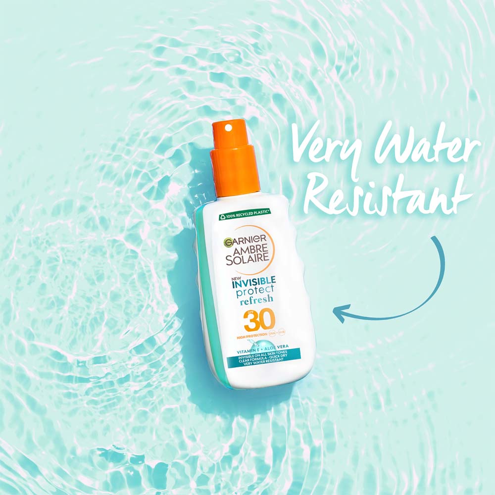 Garnier Ambre Solaire Clear Protect Sun Cream Spray SPF30 200ml Image 2