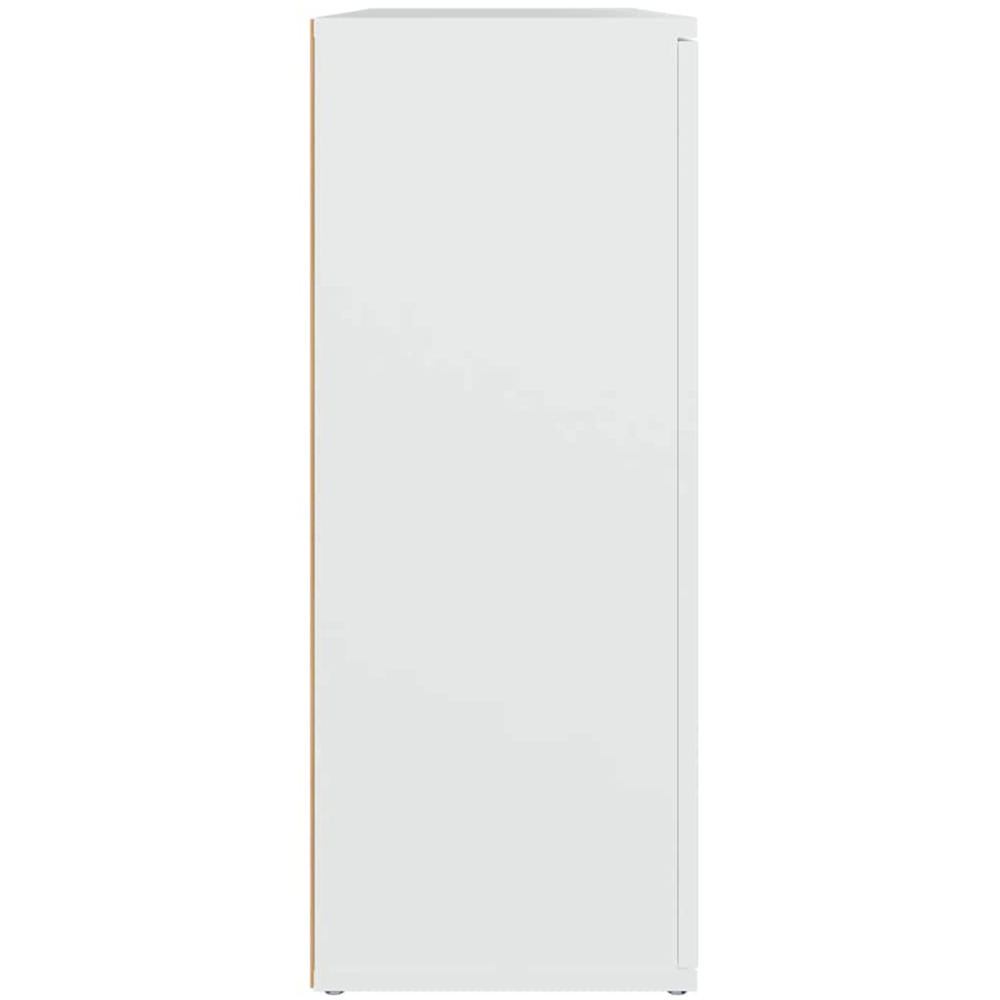 vidaXL 3 Door 2 Drawer White Sideboard Image 5