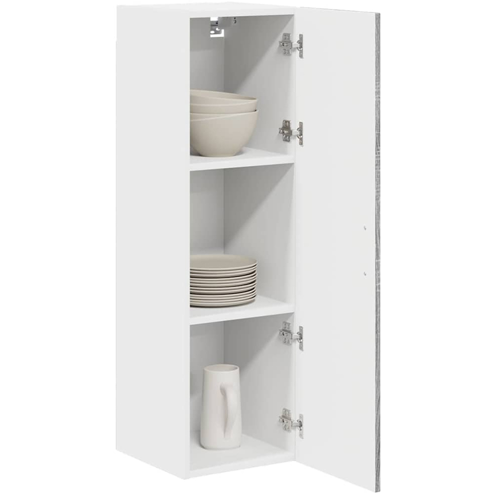 vidaXL Single Door Grey Sonoma Kitchen Wall Cabinet Image 3
