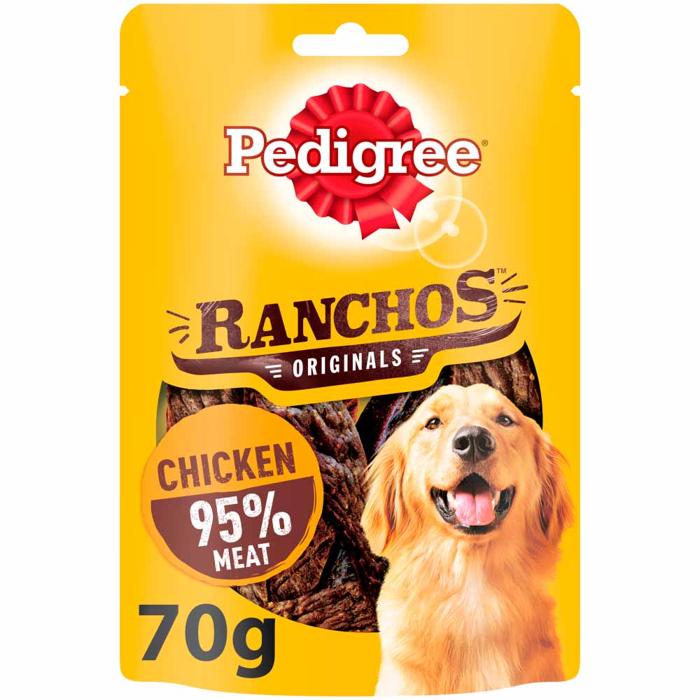 Pedigree Ranchos with Chicken Dog Treats 70g Image 1