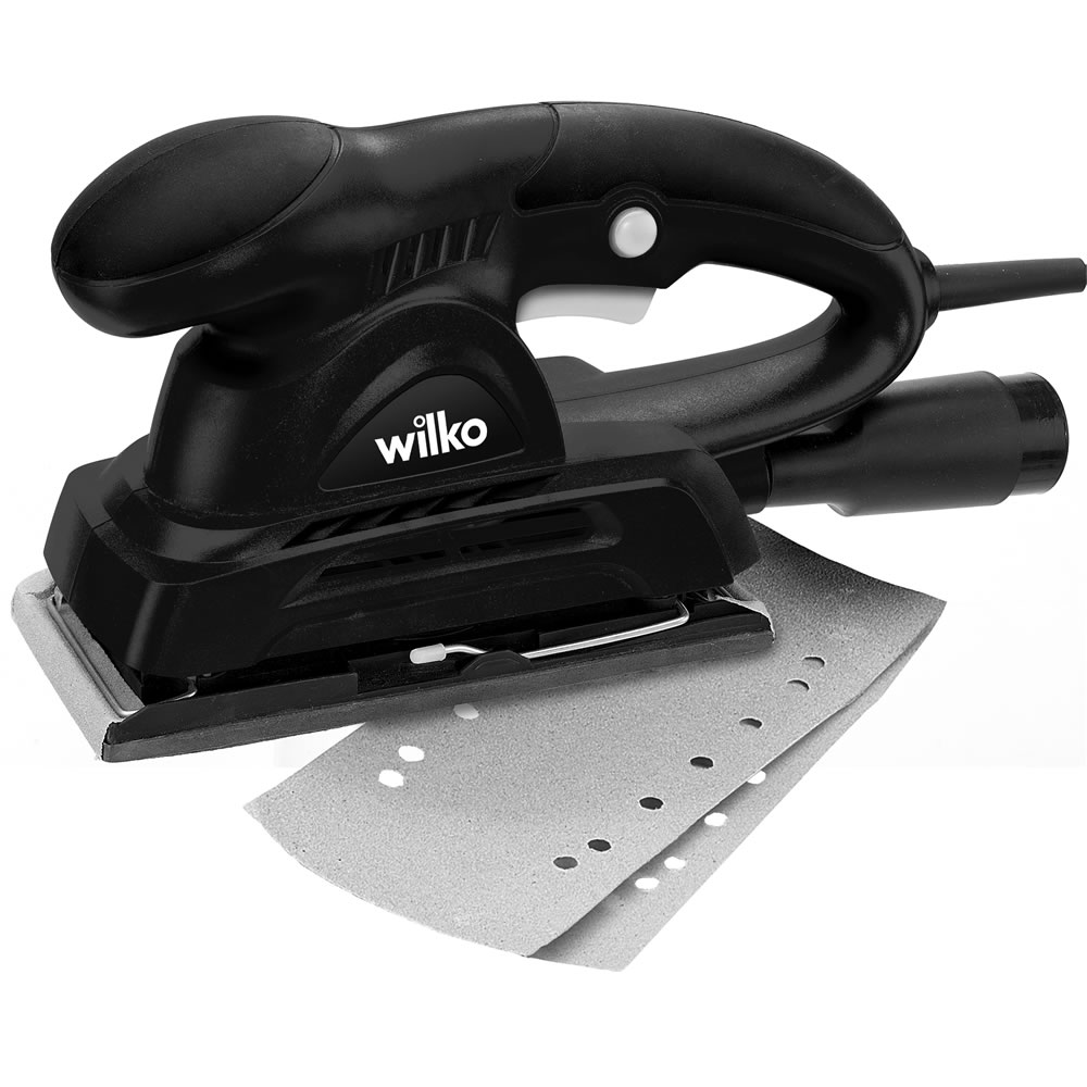 Wilko Functional Orbital Sander 230V 1/3 Sheet Wilko