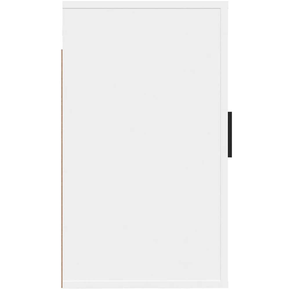 vidaXL Single Door White Wall Mounted TV Cabinet Set of 2 Image 6