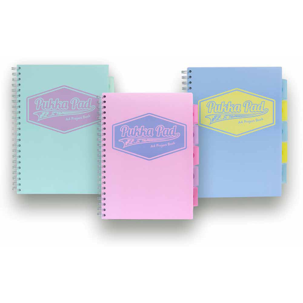 Single Pukka Pads Pastel Project Book A4 in Assorted styles Image 1