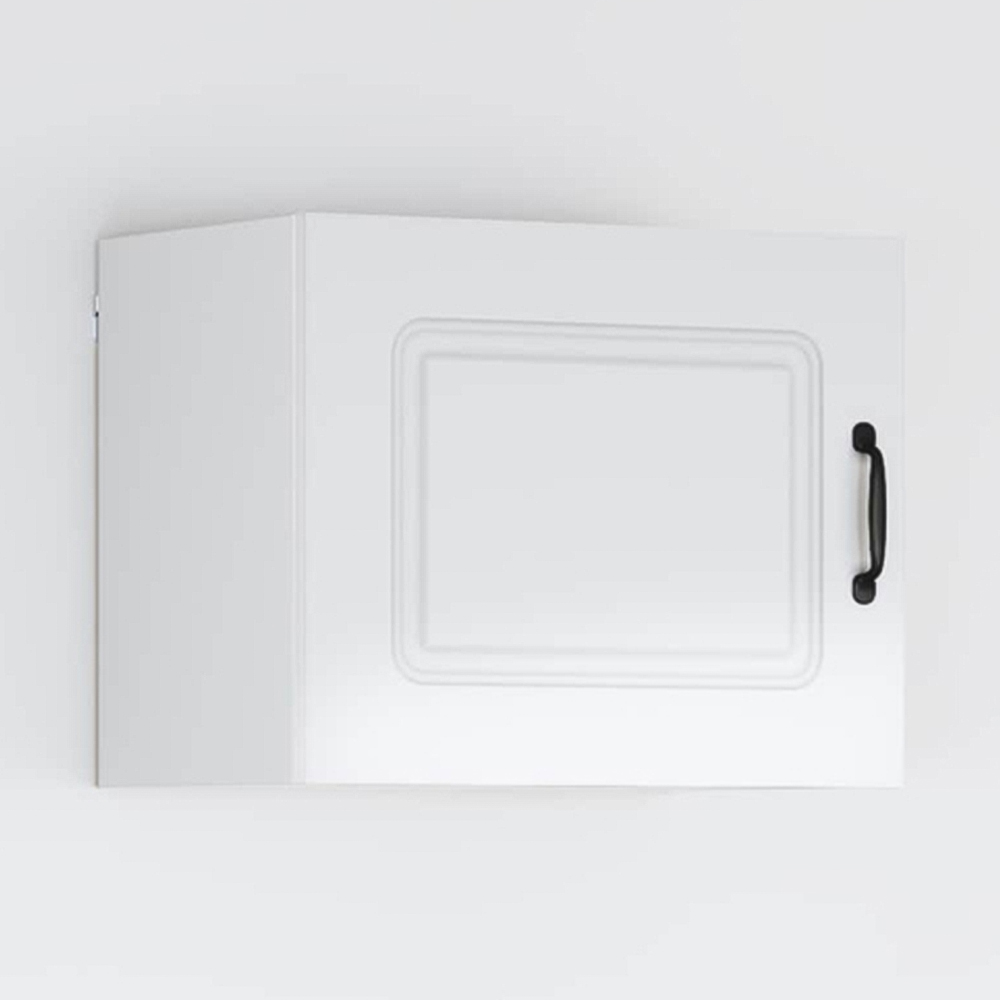 vidaXL Kalmar Single Door High Gloss White Wall Mounted Wide Kitchen Cabinet Image 1