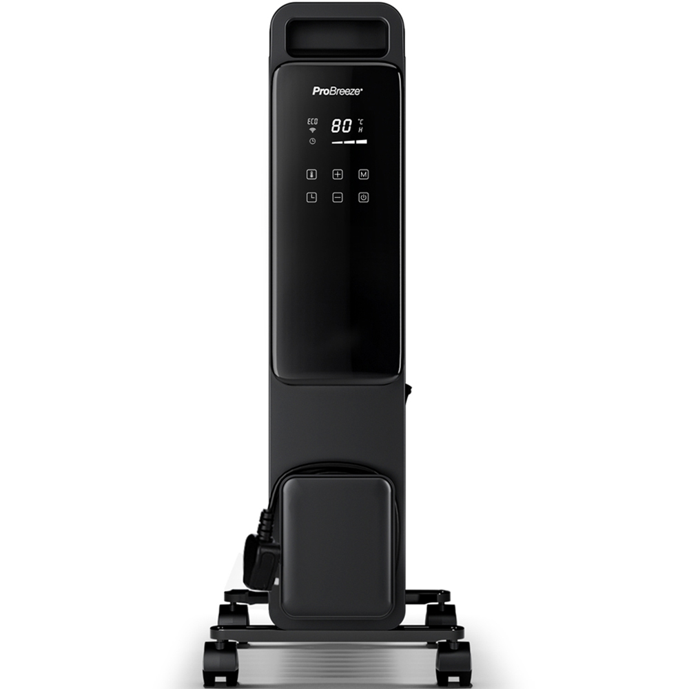 Pro Breeze OmniWarm Black 11 Fin Oil Filled Radiator Eco Heater 2500W Image 3
