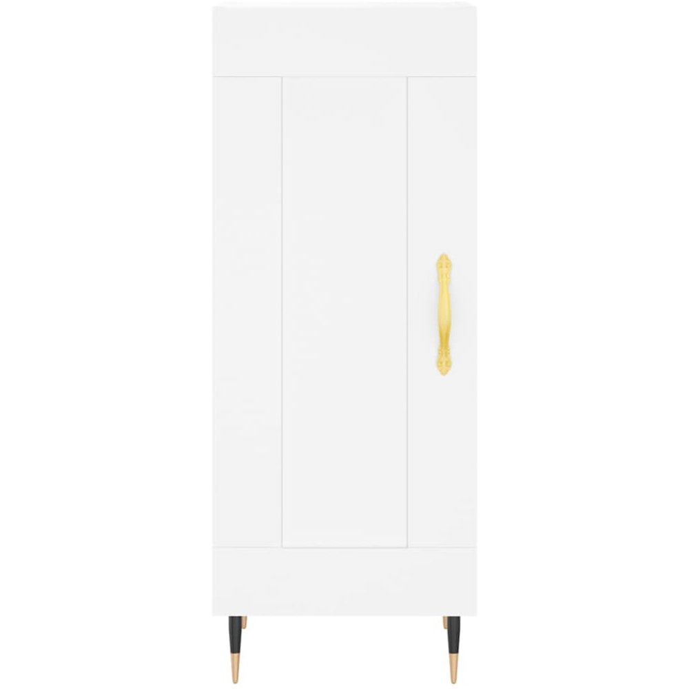 vidaXL Single Door White Sideboard Image 5