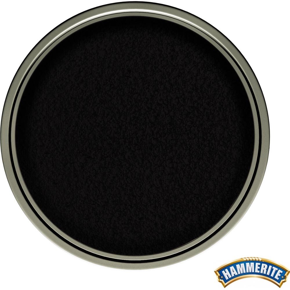 Hammerite Direct to Rust Black Hammered Metal Paint 750ml Image 3