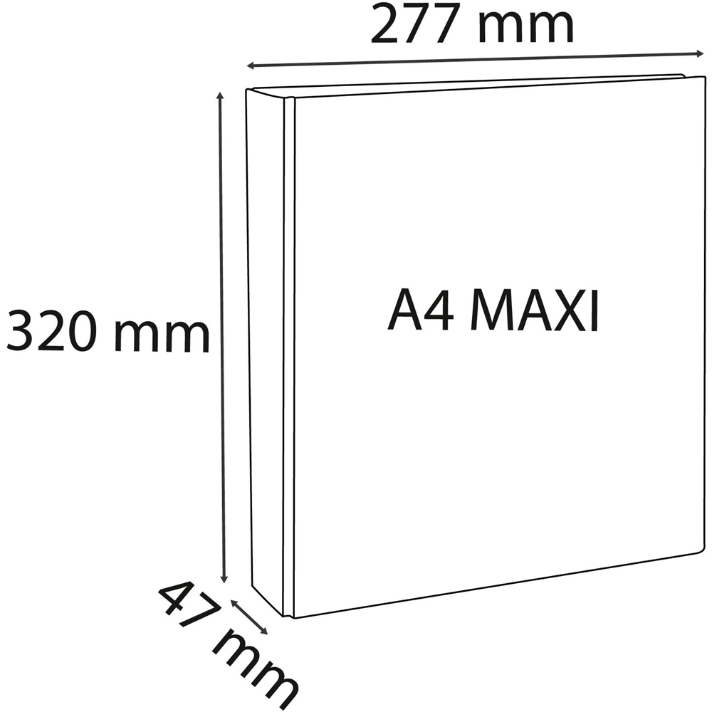 Exacompta Kreacover White PP 4D Ring Binder with 3 Pocket 30mm 10 Pack Image 8