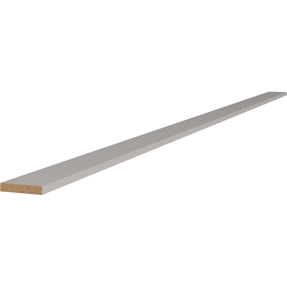 Kitchen Kit Value Slab Matt Light Grey Capping Rail Image 1