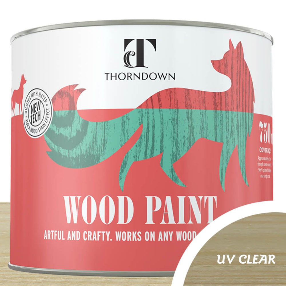Thorndown UV Clear Satin Wood Paint 750ml Image 4
