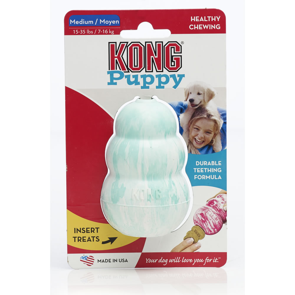 Kong Medium Puppy Chewing Dog Toy Wilko