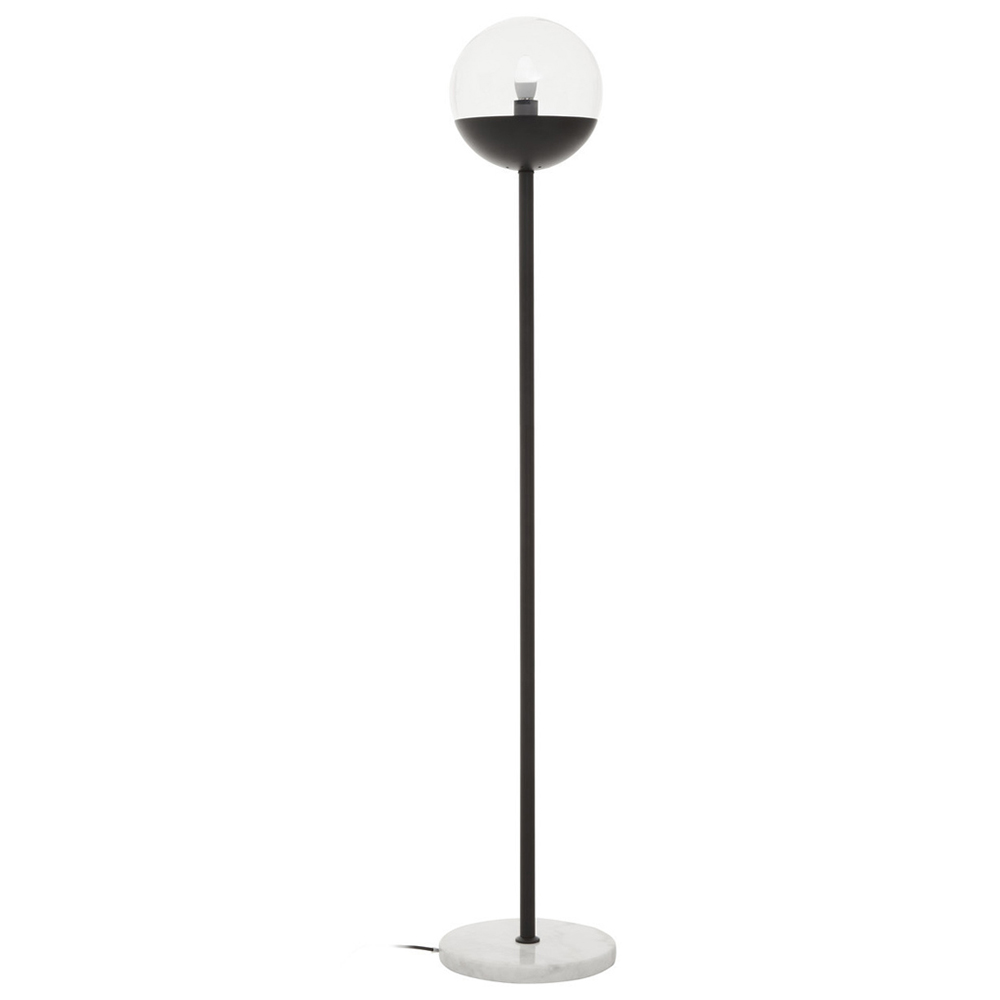 Premier Housewares Black Finish Metal Floor Lamp Image 1