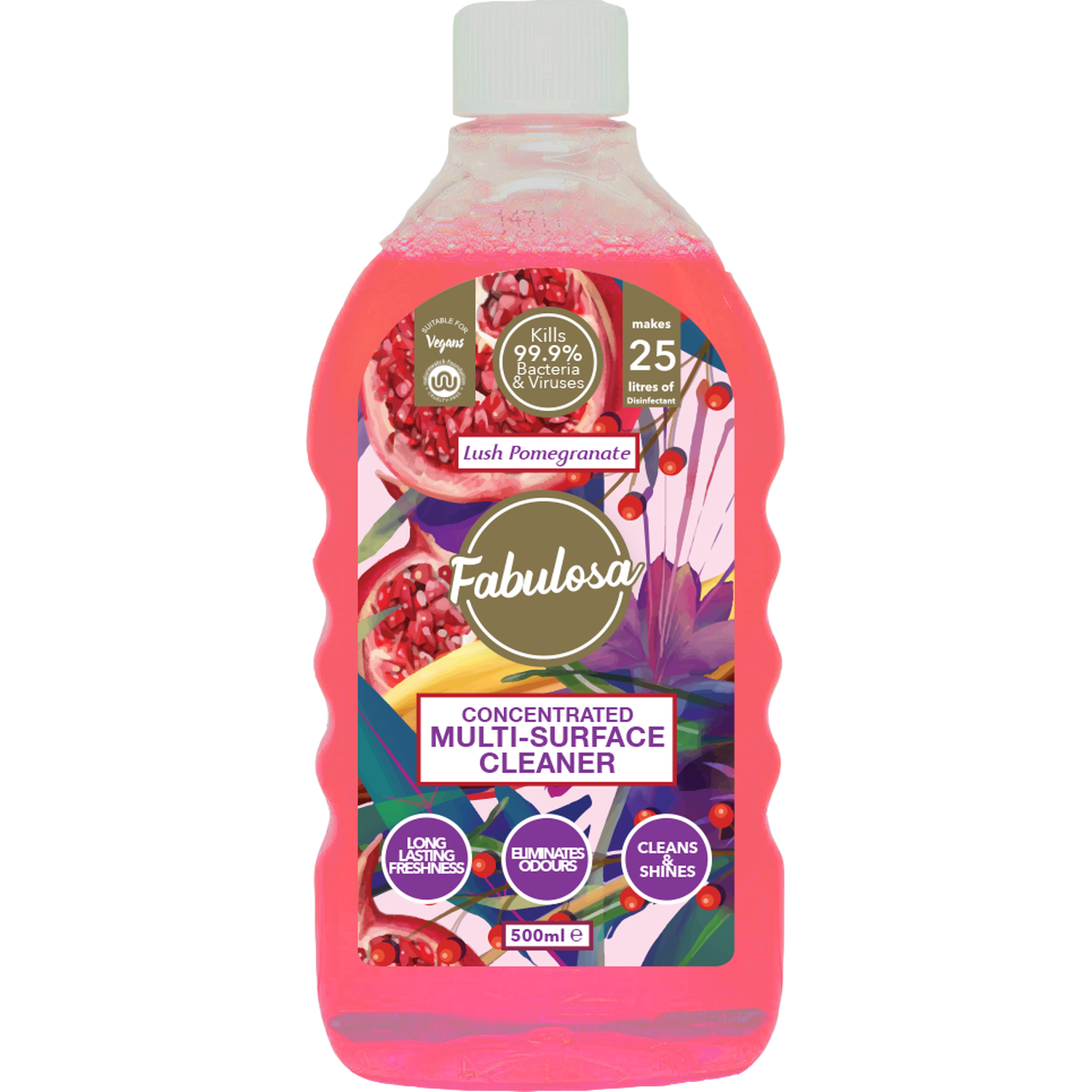Fabulosa Concentrated Disinfectant - Lush Pomegranate Image