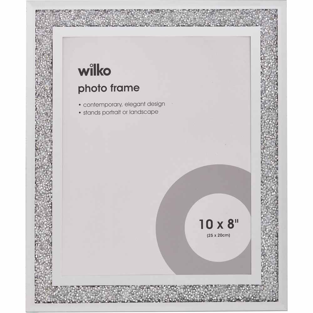 Wilko Gem Mirror Photo Frame 10 x 8 Inch Image 1