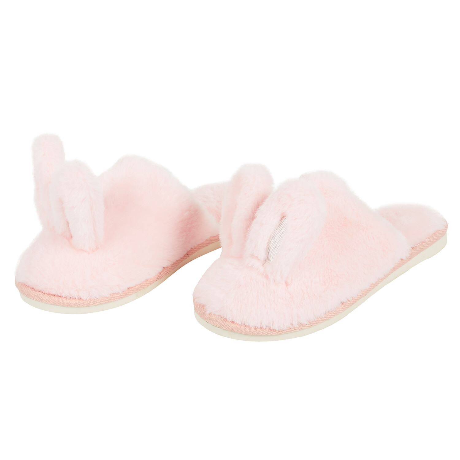 Fluffy Bunny Ear Slippers - Pink / UK 3-4 / 5-6 / 7-8 Image 3