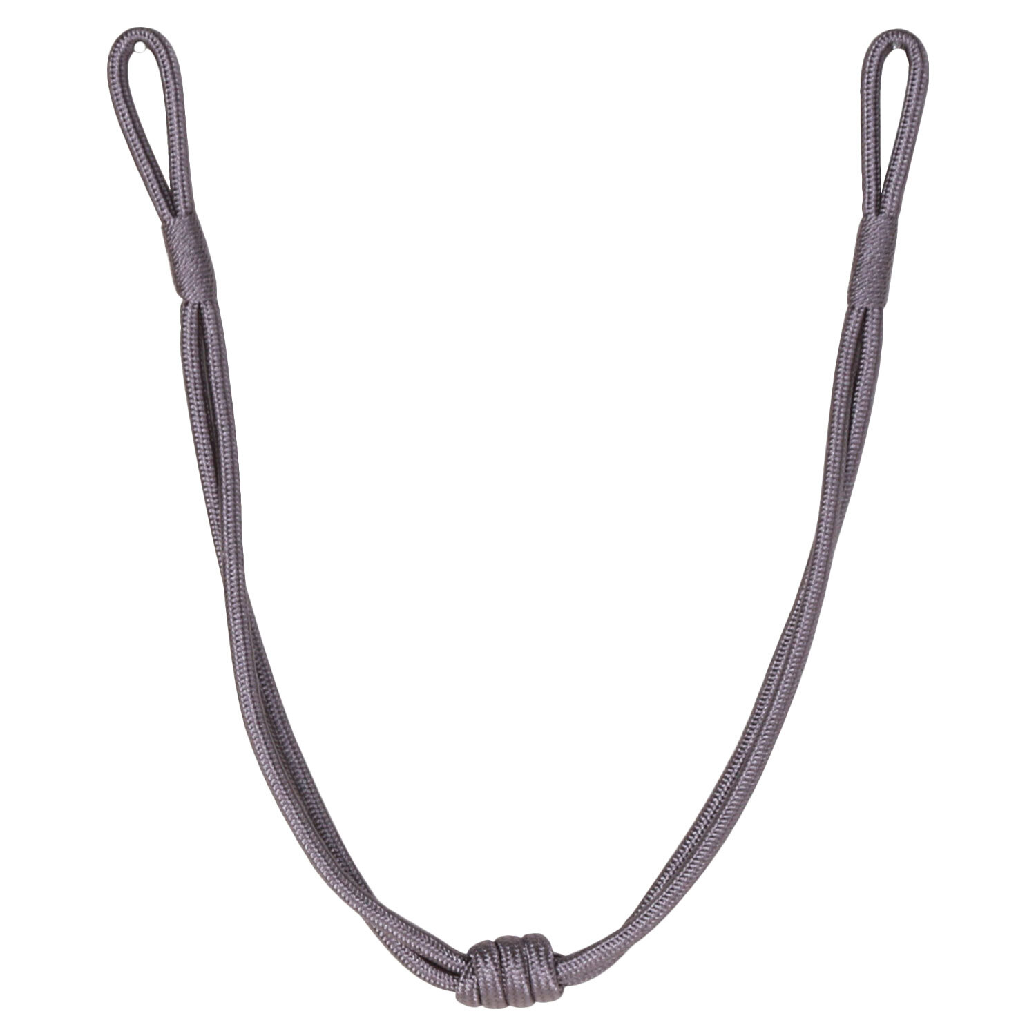 Braided Knot Tie Backs - Grey Image
