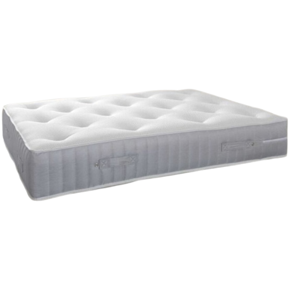 Comfy Living Single Silver Pocket Sprung Memory Foam Glitzy Mattress Image 1