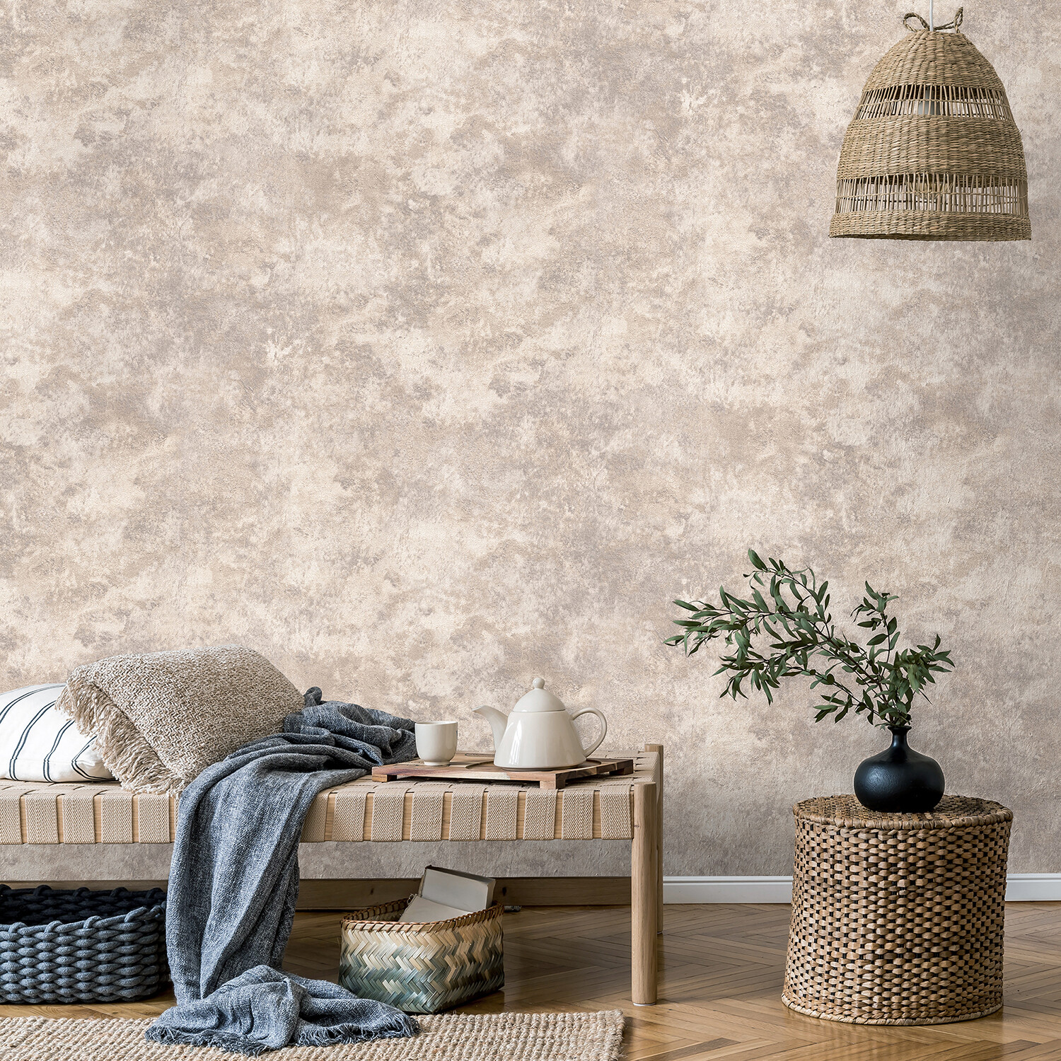 Champagne Luxe Stone Wallpaper Champagne Image 2