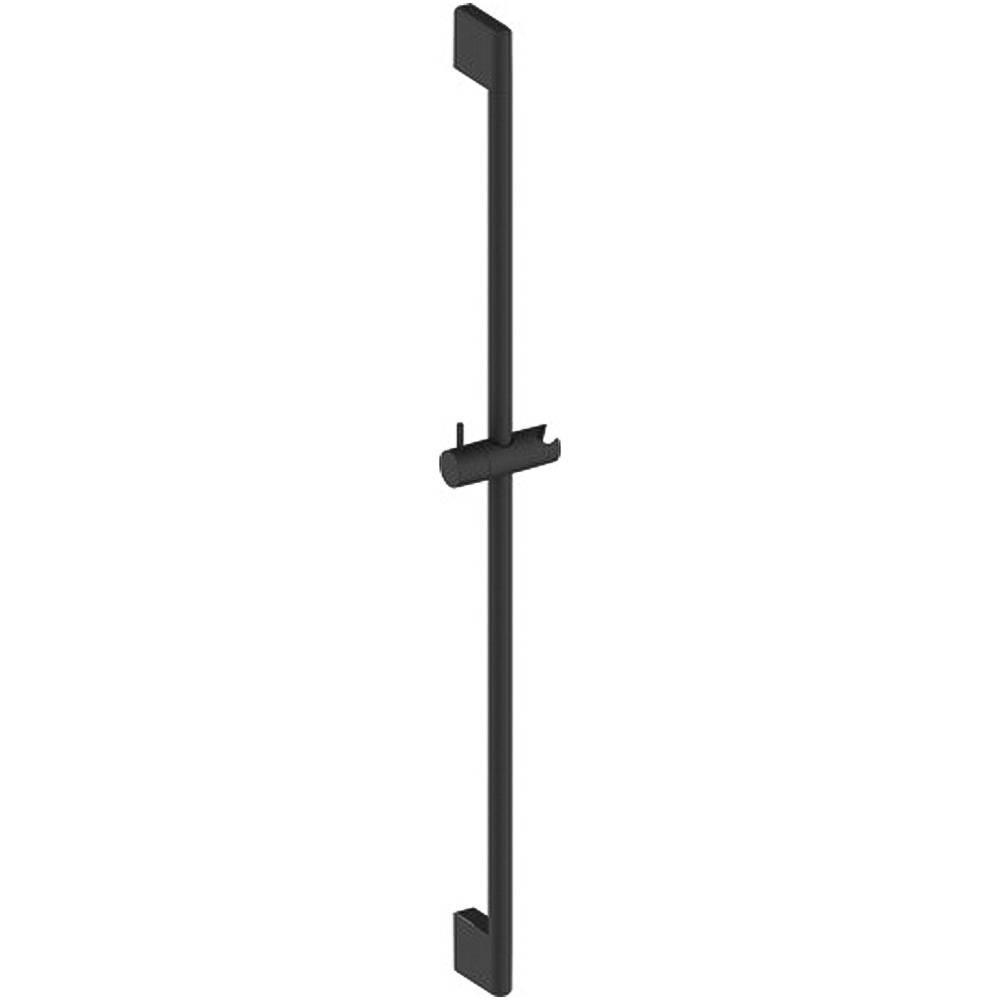 Duravit Black Shower Rail 900mm Image 1