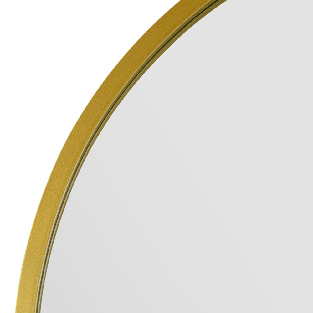 MirrorOutlet The Arcus Gold Framed Arched Garden Wall Mirror 180 x 90cm Image 5