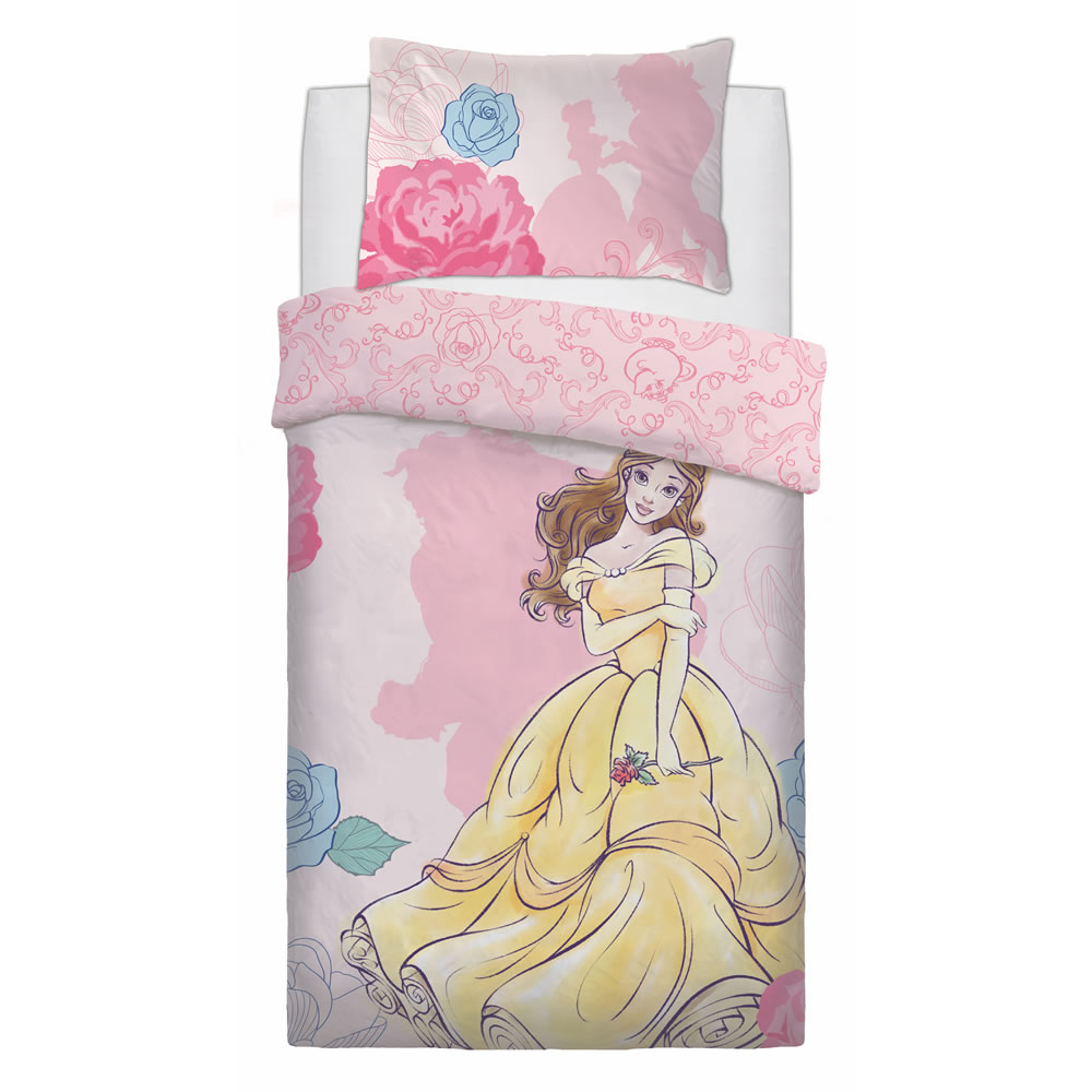 Disney Beauty and the Beast Reversible Single Duvet Set Image