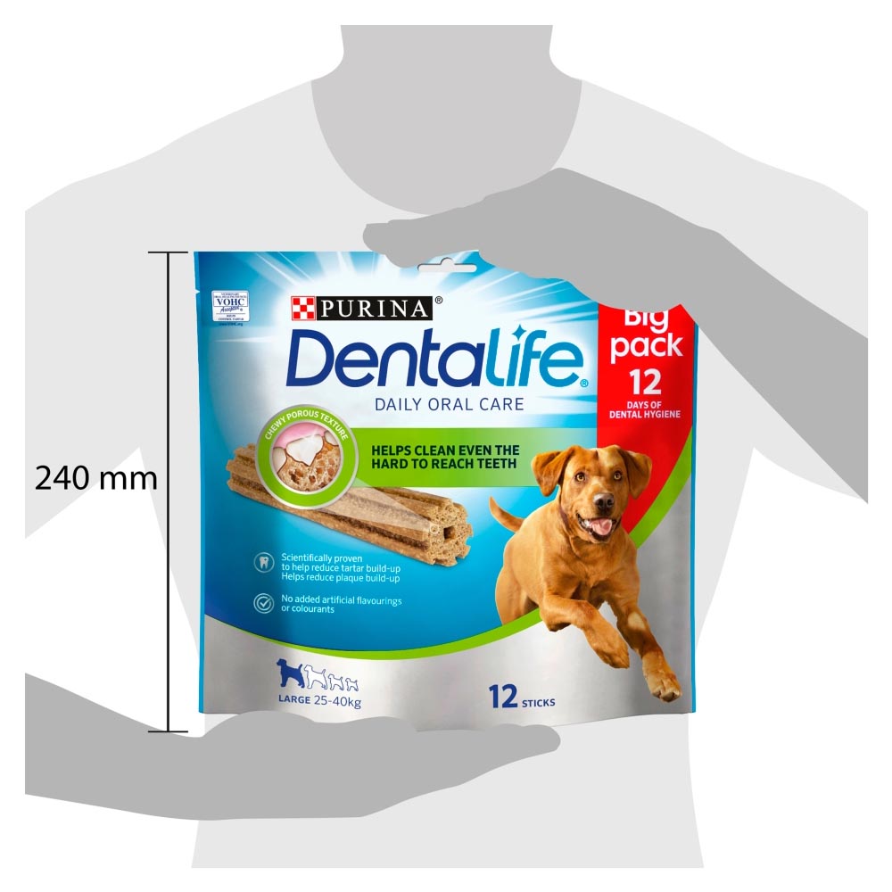 Dentalife 12 pack Large Dog Chew Large 426g Image 2