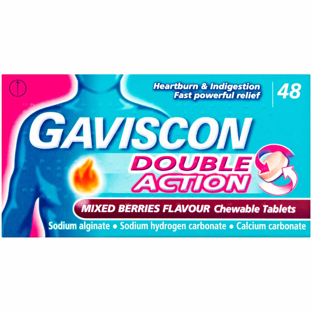 Gaviscon Double Action Mixed Berries 48pk Image 1