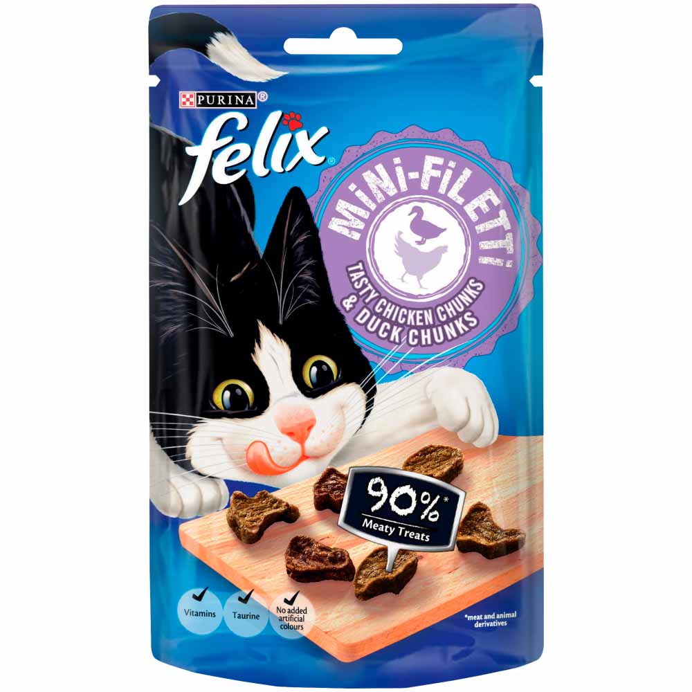 Felix Mini Filetti Cat Treats Chicken And Duck 30g Image 2
