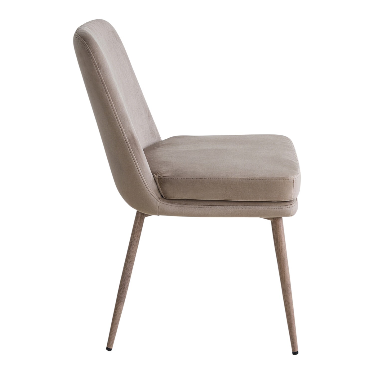 Pair of Elowyn Dining Chairs Taupe Image 5